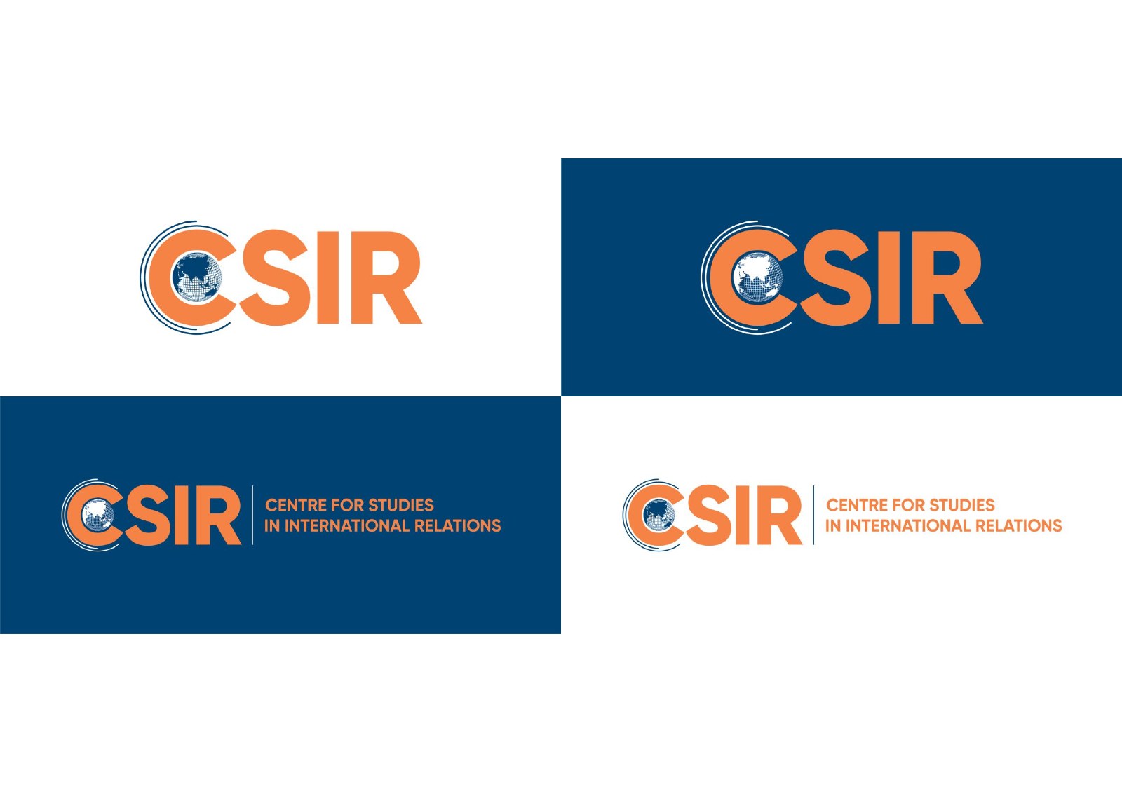 CSIR logo design board by Leeway Design Studio