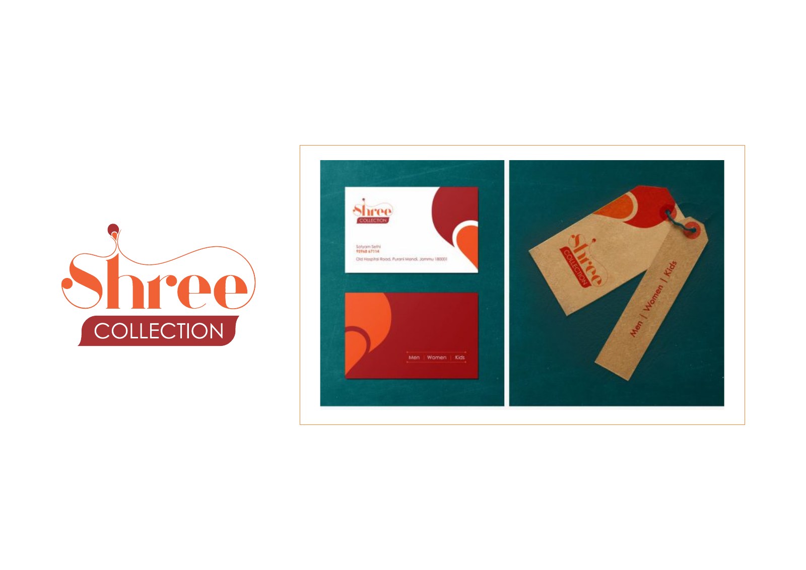 Shree Collection logo design board by Leeway Design Studio